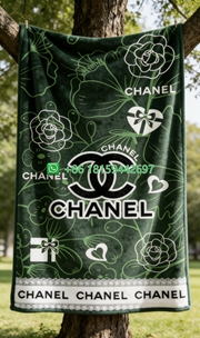 Chanel Throw Blankets
